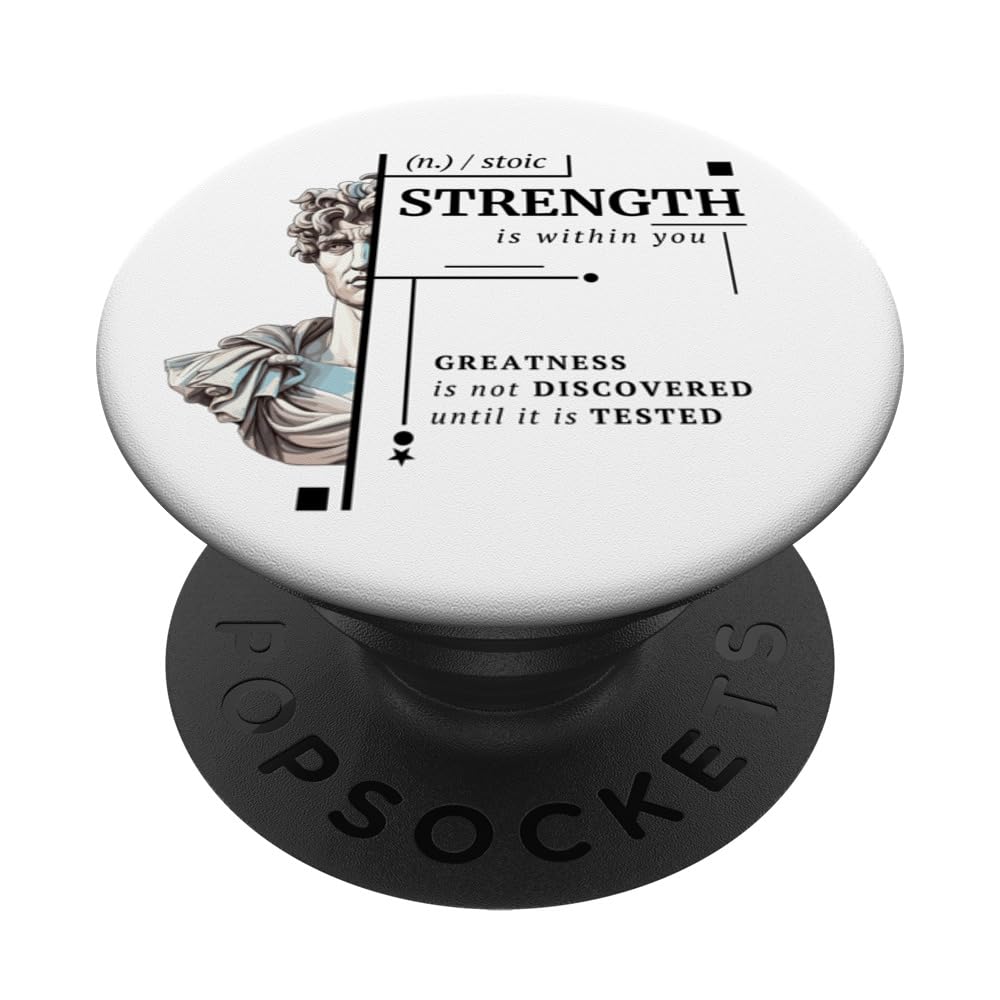 Stoic Logic Success Mindset Greek Philosophy Stoicism PopSockets Swappable PopGrip