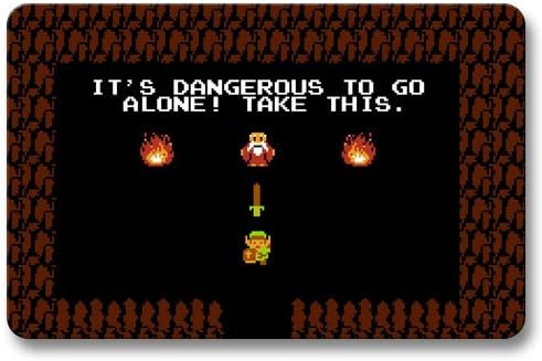 Jodi Coleman Door Mats Floor Bathroom Floor Mats Non Slip Collectible Legend of Zelda 16x24Inch / 40x60cm