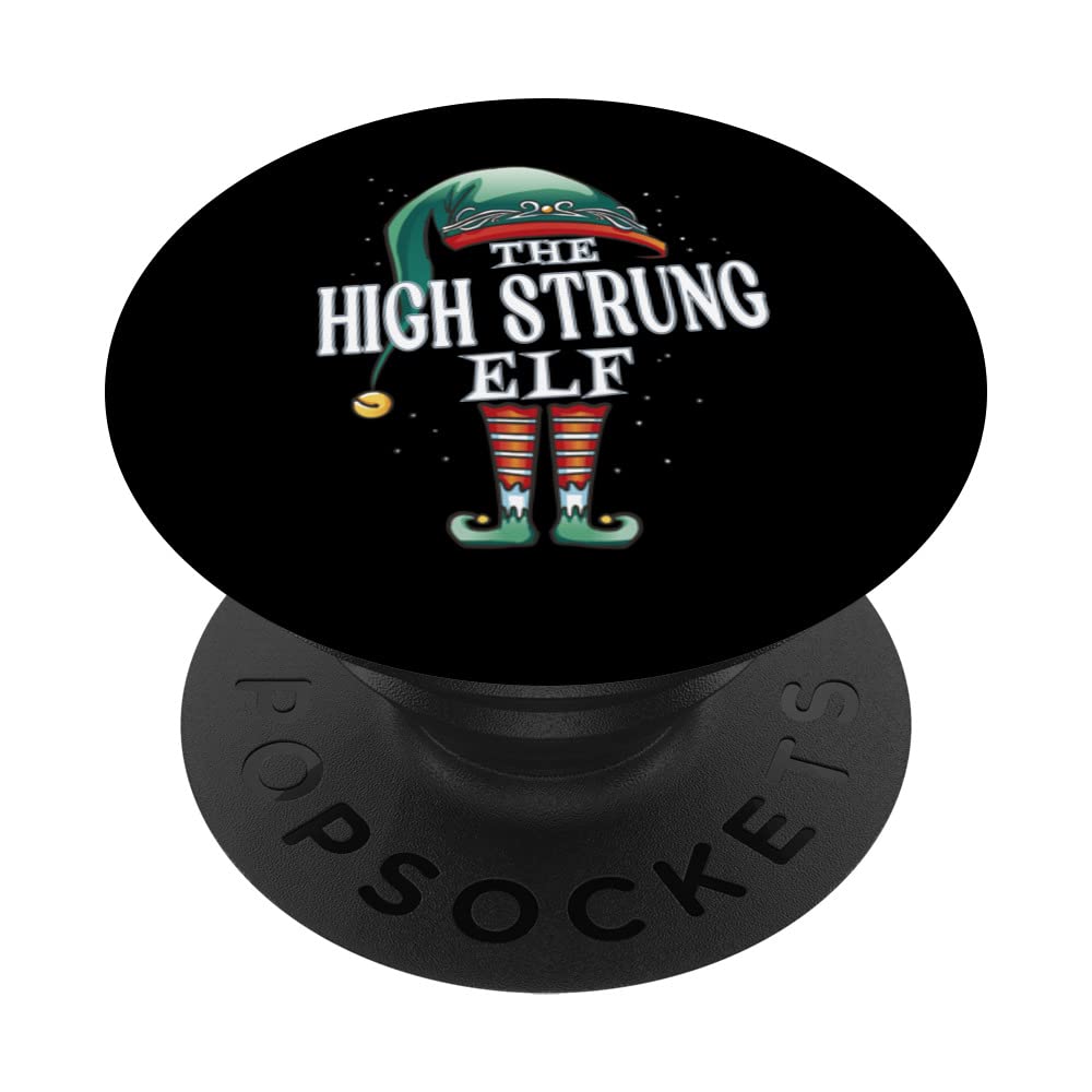 High Strung Elf Christmas Group Xmas Pajama Party PopSockets Swappable PopGrip
