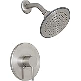 PROFLO PF8820G Orrs Shower Only Trim Package with 1.75 GPM Single Function Shower Head - Brushed Nickel