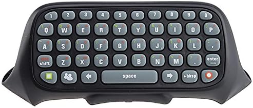 XFUNY(TM) Wireless Text Messenger Game Keyboard Controller Chatpad Video Game Accessory for Microsoft Xbox 360-Black
