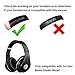Studio (1st Gen) Memory Foam Protein Leather Replacement Earpads for Beats by Dre Studio Over-Ear Headphone - Black