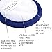 Just Add Water! Reusable Makeup Remover Cloth Pads 5 Pack + 1 Bamboo Exfoliator Mitten, Premium Microfiber Pads Machine Washable up to 1000 Times