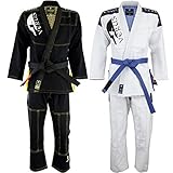 Verus Ultra Strong Version “Maximus” BJJ JIU Jitsu Competition GI IBJJF Approved (Black, A2)