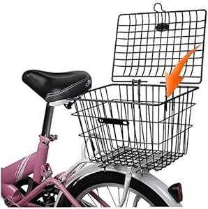 rear bike basket with lid