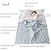 Dimolan 100% Cotton Sleeping Bag Liner,Ultralight Travel Sheet for Hotels,Camping,Backpacking,Hiking,Picnic, Portable and Comfy,Machine Washable,Extra Widethumb 1