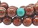 Hinky Imports Unisex Yoga Meditation 108 Tibetan Bodhi Prayer Beads Daemonorops Seeds Mala Wrap Bracelet Necklace (Brass Tone Tree of Life)