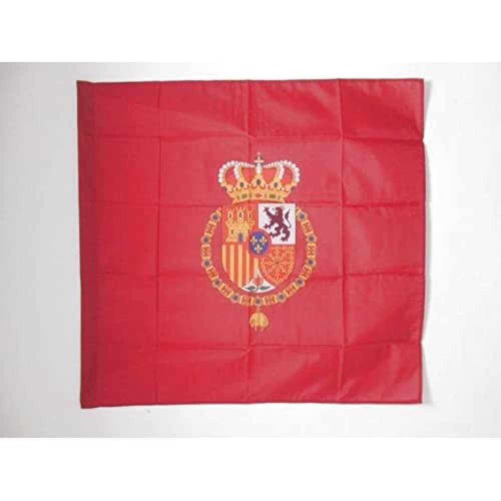 AZ FLAG - Royal Standard of Spain Felipe VI Flag - 3x3 Ft - 100% Polyester Spannish kingdom Banner with Sleeve - Fade Resistant - Vivid Colors - 3' x 3' Feet - 90x90 Cm