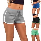 Women Shorts,Haoricu 2017 Hot Sale!New Summer Women Sport Workout High Waistband Skinny Yoga Elastic Pant