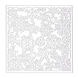 Whitelotous Different Patterns Metalic Christmas Cutting Dies Stencil DIY Scrapbooking Album Paper Card (Type H)