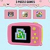 Kids Camera for 3-12 Year Old Girls, Digital Camera Girls Toys 2 inch for Children with 32GB SD Card Birthday Christmas…