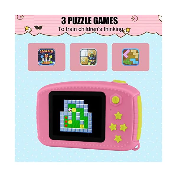 Kids Camera for 3-12 Year Old Girls, Digital Camera Girls Toys 2 inch for Children with 32GB SD Card Birthday Christmas…