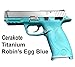Robin's Egg Blue H-175 Oven Cure, MSI Ceramic Firearm Paint Bundle, includes 7 items: 45ml Ceramic Paint, Catalyst, Strainer, Gloves, Hanging hook, instructions and link to MSI instructional video.