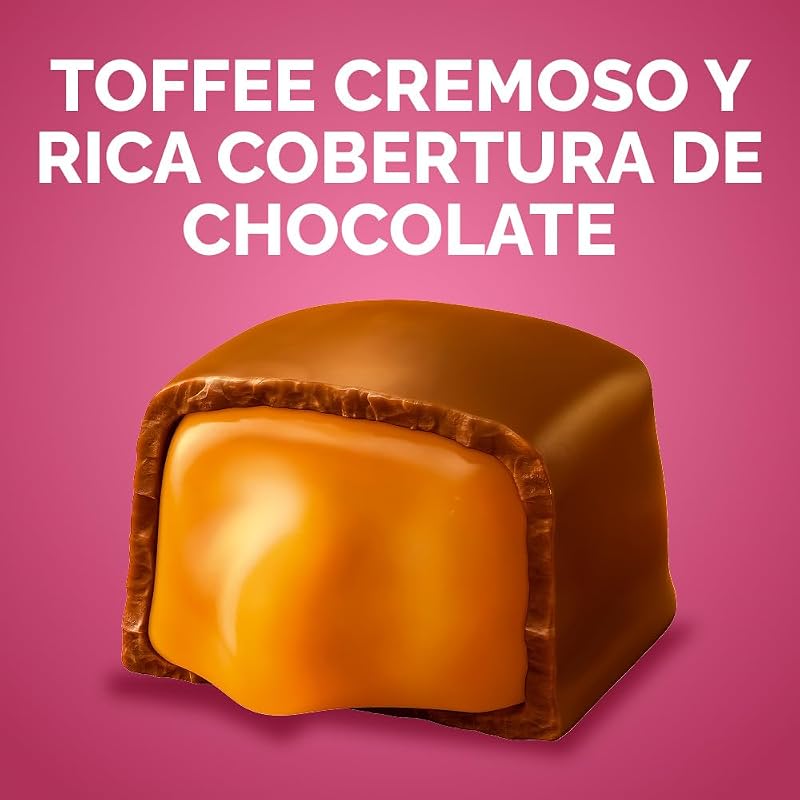 - Toffee Blandos con Chocolate - 1kg - Nata- Vegetariano
