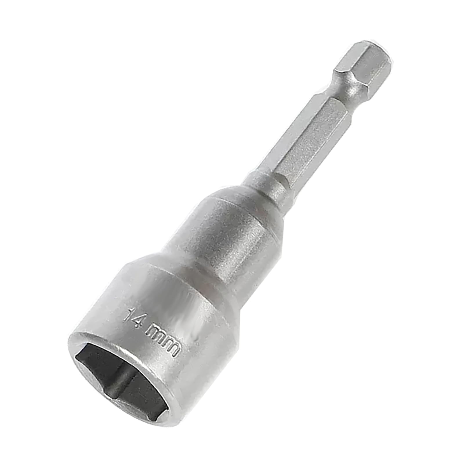 Nut Driver Socket 1PCS 14mm 1/4" Hex Shank Bit Socket Magnetic Nut Setter for Drills, Nut Driver, and Impact Socket Adapter