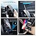 itkidboy Car Cigarette Lighter Wireless Charger, Phone Holder Mount Infrared Smart Sensing Automatic Clamping 11W Qi Fast Wireless Charging Cradle for Cell Phone Dual USB (Black)