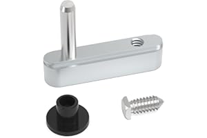 Shuisen Shower Door Pivot Block with 3/4" Pin for Framed Swing Shower Doors, Shower Door Hinge Pin Kit Fits Framed Swing Door Replacement Pivot Bracket, Glass Door Replacement Parts