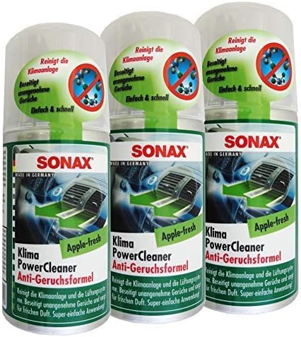 Preisjubel 6 x SONAX Klimapowercleaner Apple-Fresh 100ml, Air Conditioning Cleaner, Air Conditioner