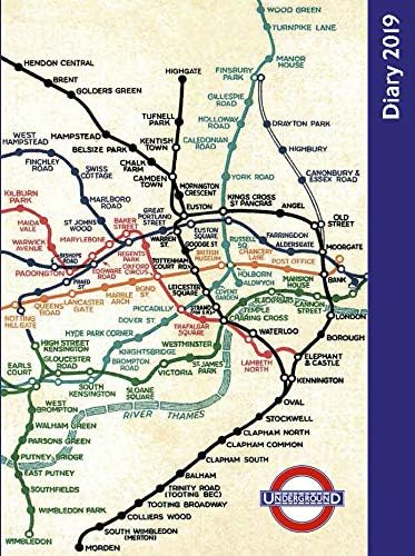 London Underground Desk Diary 2019