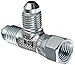Eaton Aeroquip 203102-4-4S Swivel Nut Run Tee, JIC 37 Degree End Types, Carbon Steel, 1/4 JIC(f) x 1/4 JIC(m) End Size, 1/4