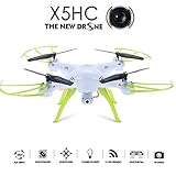 GoolRC SYMA X5HC 2.0MP HD Camera Drone with 3D Flip Headless Mode High Hold Mode RC Quadcopter