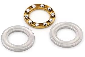 GUSIRUI 10pcs F7-13M Thrust Ball Bearings, Miniature Thrust Ball Bearings 7x13x4.5
