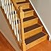 Stair Treads Collection Set of 13 Indoor Skid Slip Resistant Carpet Stair Tread Treads (8 inch x 30 inch) (Brown, Set of 13)