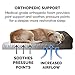 Furhaven Pet Dog Bed - Orthopedic Ultra Plush Faux Fur and Suede Traditional Sofa-Style Living Room Couch Pet Bed with Removable Cover for Dogs and Cats, Espresso, Jumbo