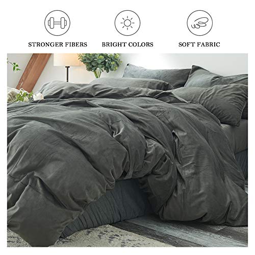 SPACE LION Premium Velvet Duvet Cover Weighted Blanket Removable