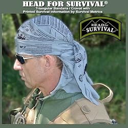 Head for Survival® Triangular Bandana/Cravat with