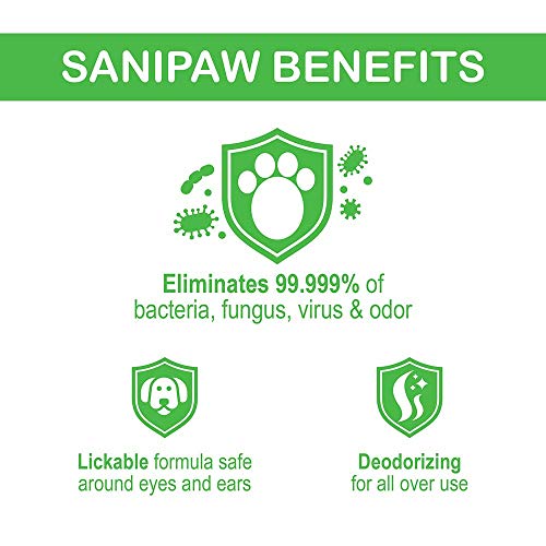 Protex PawZ SaniPaw Dog Paw Wipes (60 Wipes) | Safe Antibacterial Dog Paw Wipes | Deodorizing Dog Wipes | Dog Paw… - Image 4