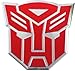 Transformers Autobots Aluminum Large Emblem in Red