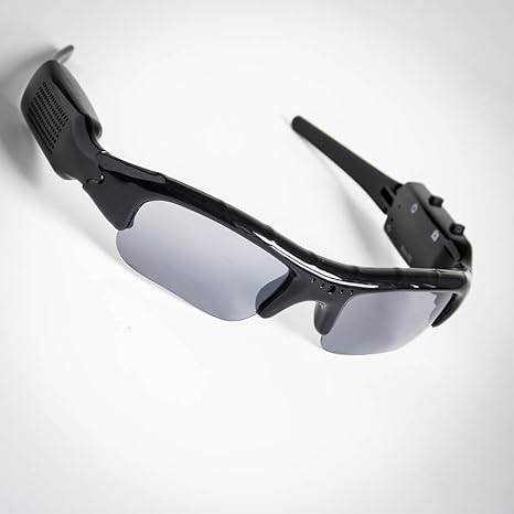 PMS Sport Brille Covert Kamera w/Video/Audio-In bedruckter BO