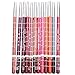 Mefeir 12pcs Women's Professional Makeup Lipliner Waterproof Lip Liner Pencil Set