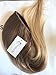 DevaLook Hair Extensions 24 Inches No Front Parting Half Head Wig Long Straight Light Brown Blonde Ombre Clip in Wig (Straight- Light brown to sandy blonde)