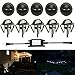 FVTLED Pack of 10 Warm White Low Voltage LED Deck Lights kit Φ1.38 Outdoor Garden Yard Decoration Lamp Recessed Landscape Pathway Step Stair Warm White LED Lighting, Black