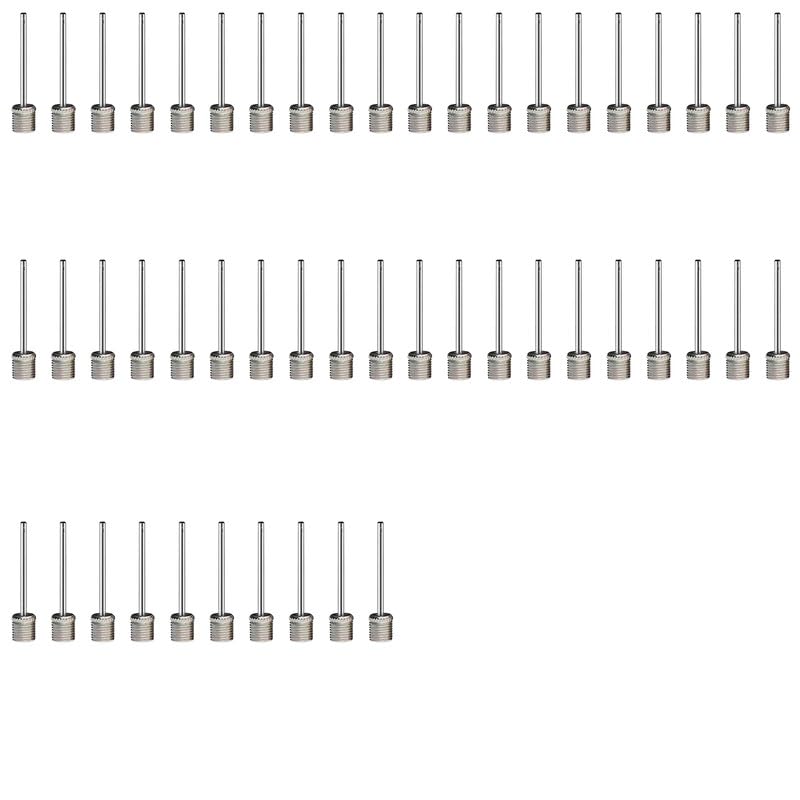 50Pcs Air Pump Needles,Ball Pump Inflation Needle,Stainless Steel Air Pump Needles,Ball Pump Needles for Basketball,Football,Volleyball,Rugby