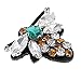 Jili Online 3D Crytsal Bees Patch Sewing on Rhinestone Applique for Clothes Shoes Bags Decoration Patch DIY Apparel Accessories