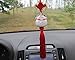 Feng Shui Lucky Cat Ceramic Pendant Japanese Maneki Neko Charm Hanging for Wealth Fortune by Novelty House