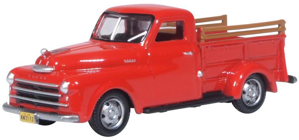 Oxford Diecast 1:87 Dodge B-1B Pick Up 1948 Truck Red Collectable model 87DP48001
