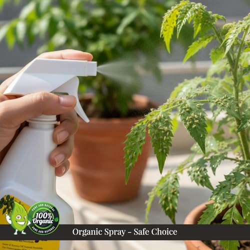 Parle Ropvatika 250ml Neem Oil Spray for Plants | Ready to Use House Plant Bug Killer | Organic Pest Control for Aphids, Mealybugs, Whiteflies & Fungal Infections | Natural Indoor & Outdoor Plant Care