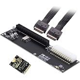 cablecc PCI-E 3.0 M.2 M-Key to Oculink SFF-8611 SFF-8612 Host Adapter for GPD Win Max2 External Graphics Card &amp; SSD