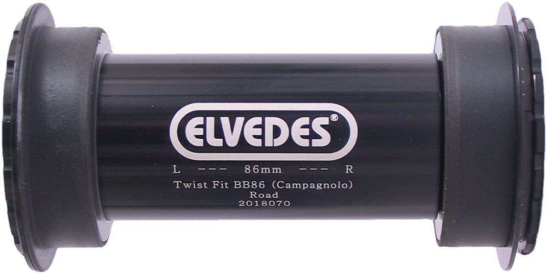 ELVEDES BB86/92 Campagnolo Cycle E-Bike Unisex Adult Bottom Bracket, Black, Standard