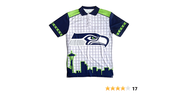 Foco mens NFL Polyester Short Sleeve 