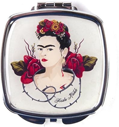Frida Kahlo Rose Thorns Compact Pocket Handbag Mirror