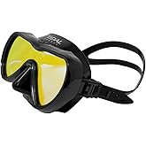 Tidal Mask-Advanced Anti Fog Diving Mask for Scuba Diving, Snorkeling, Free Diving&Swimming. Wide-Angle Tempered Glass Single Lens.