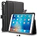 KAVAJ iPad Case 2018/2017 Leather Cover London for Apple iPad 6th & 5th Gen. Black Genuine Cowhide Leather with Pencil Holder Built-in Stand Auto Wake/Sleep Function Slim Fit Smart Folio iPad 9 7