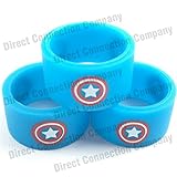 Silicone Superhero Vape Bands Tank Band Captain America (Captain America (3 Pack))