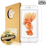 iPhone 6s Screen Protector (9H Tempered Glass) by G-Armor - Ultra Clear Scratch Proof Protective Screen Cover