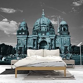 Wall Mural Famous Building Removable Wallpaper Wall Sticker for Bedroom Living Room - 66x96 inches